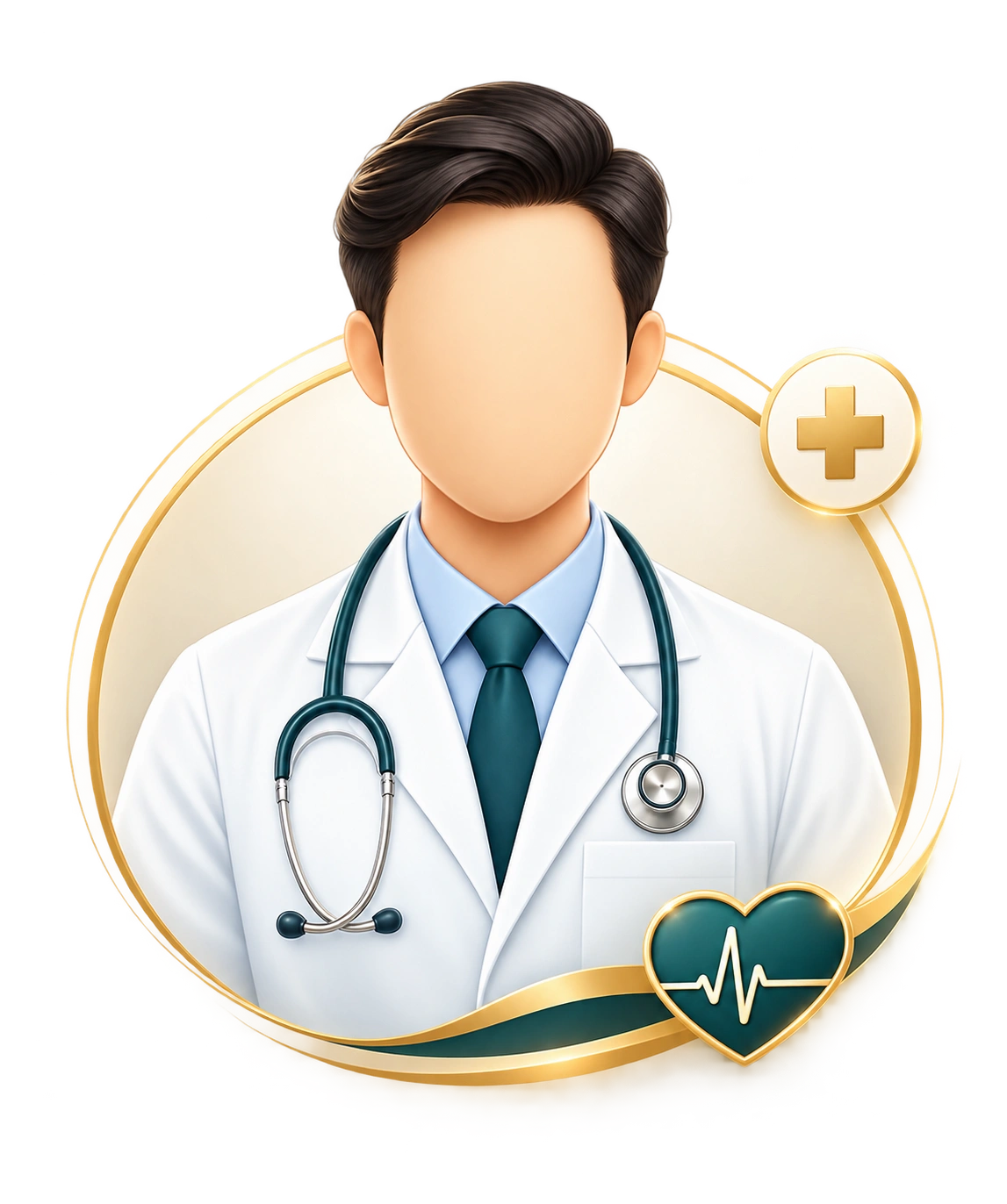 Placeholder portrait — replace with the clinic's own dentist photo